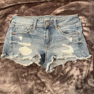 American Eagle Shortie Shorts Ripped